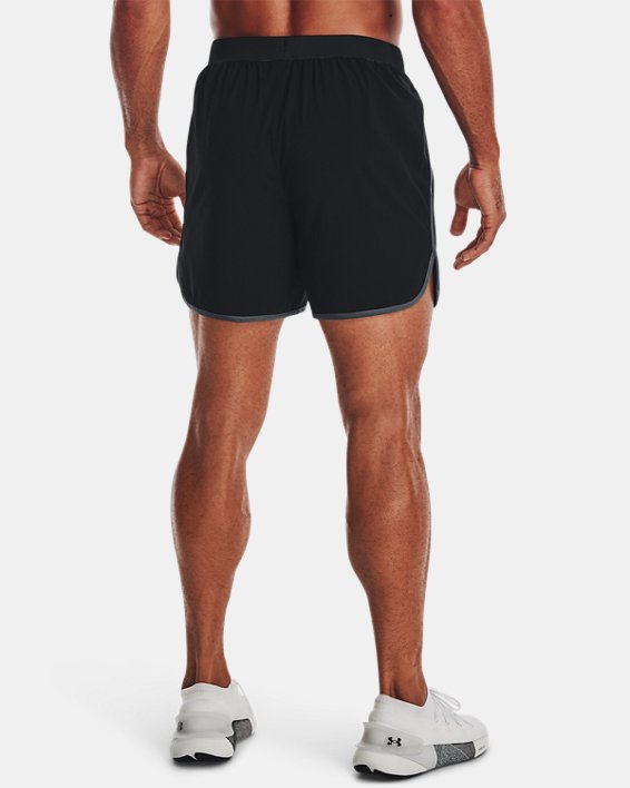 Men's UA HIIT Woven 6" Shorts in Black image number 1